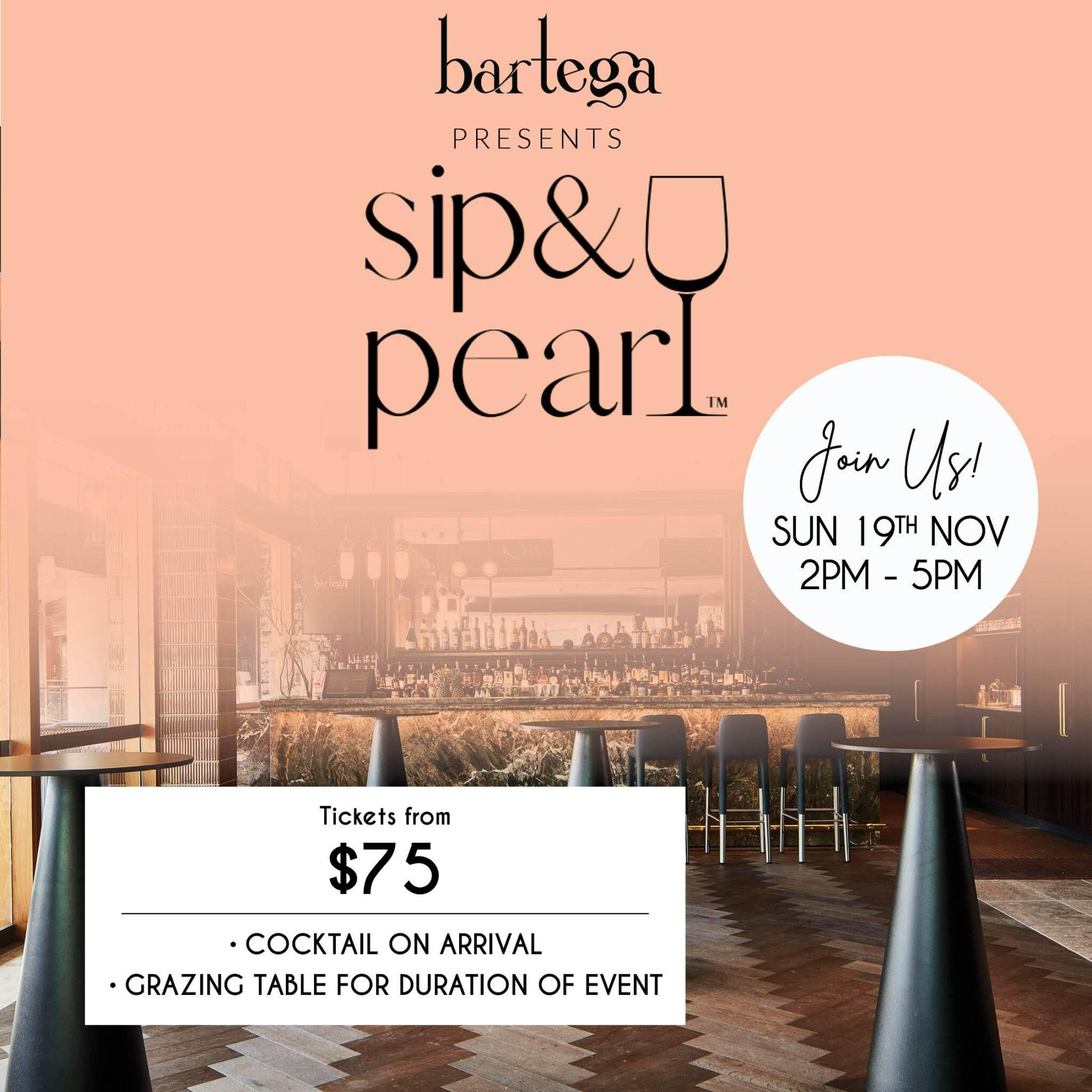 Unleash Your Creativity at Bartega's Sip & Pearl Event in Belmore, Sydney!